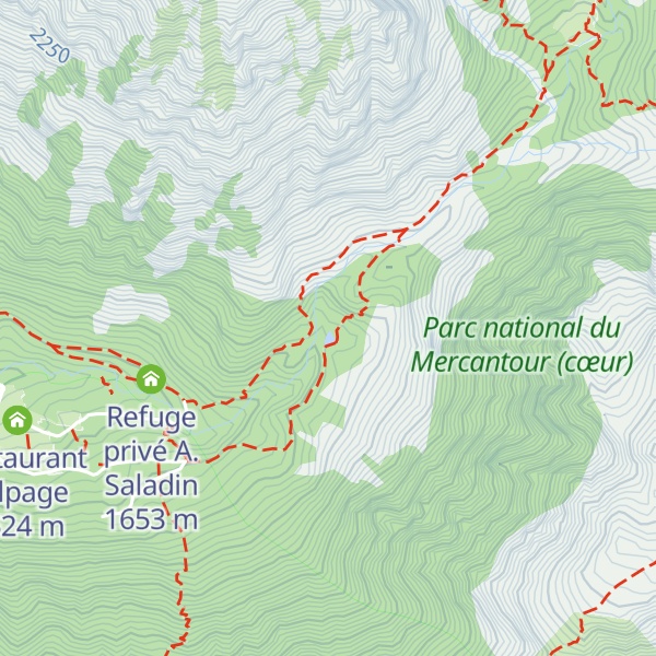 Map of Chalet Vidron