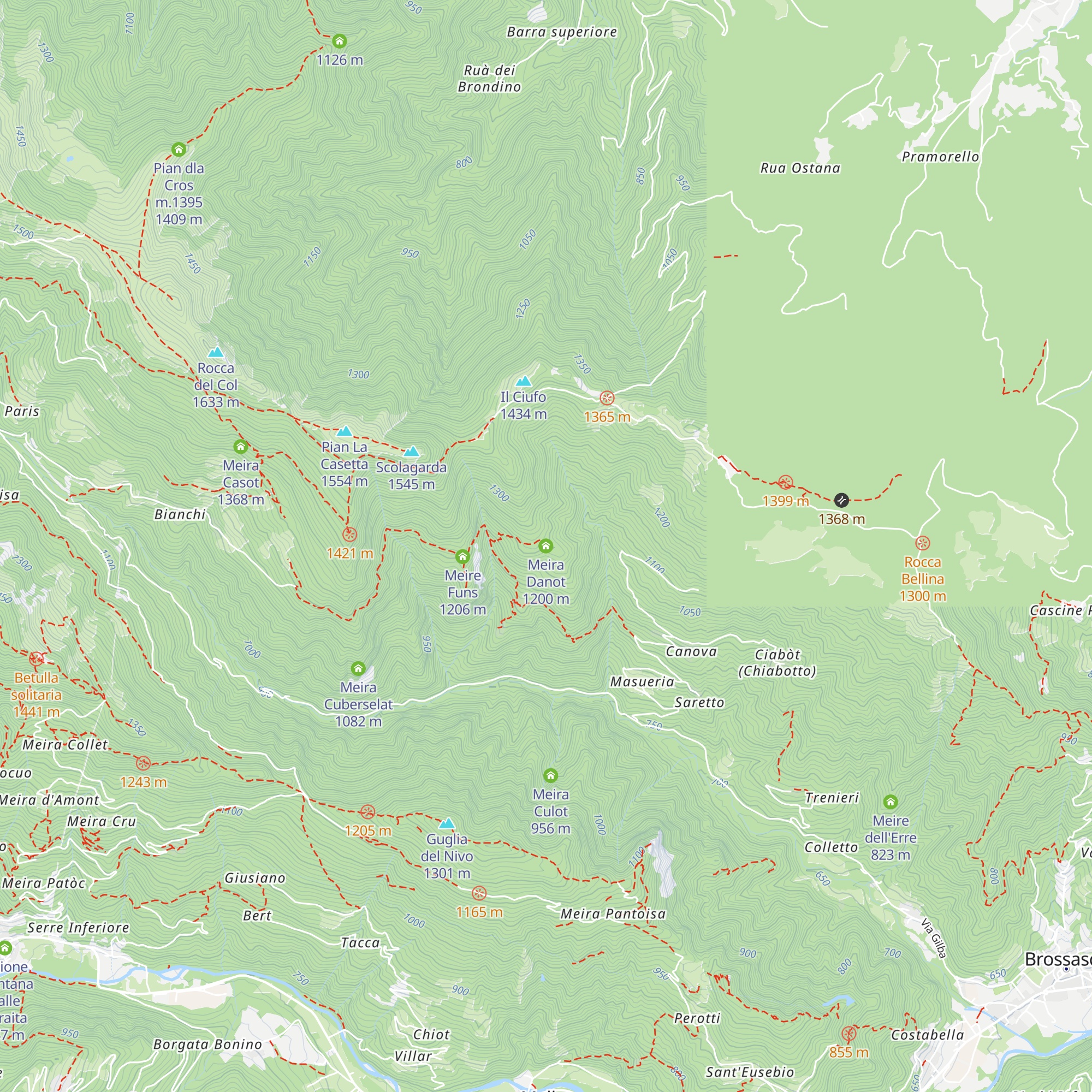 Meira Danot map