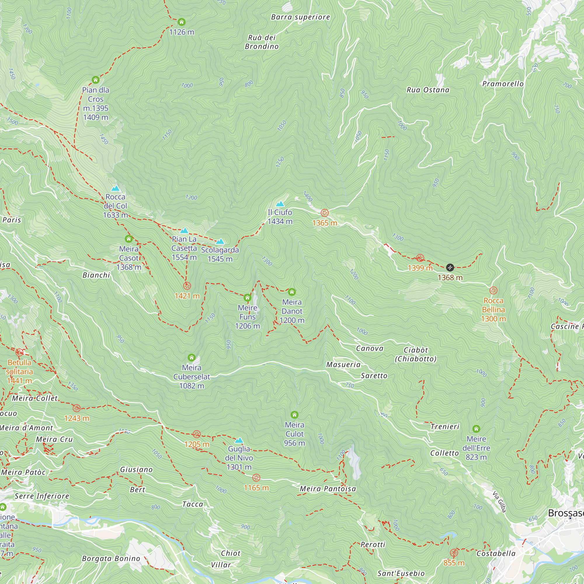 Meira Danot map