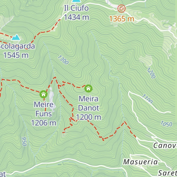 Map of Meira Danot
