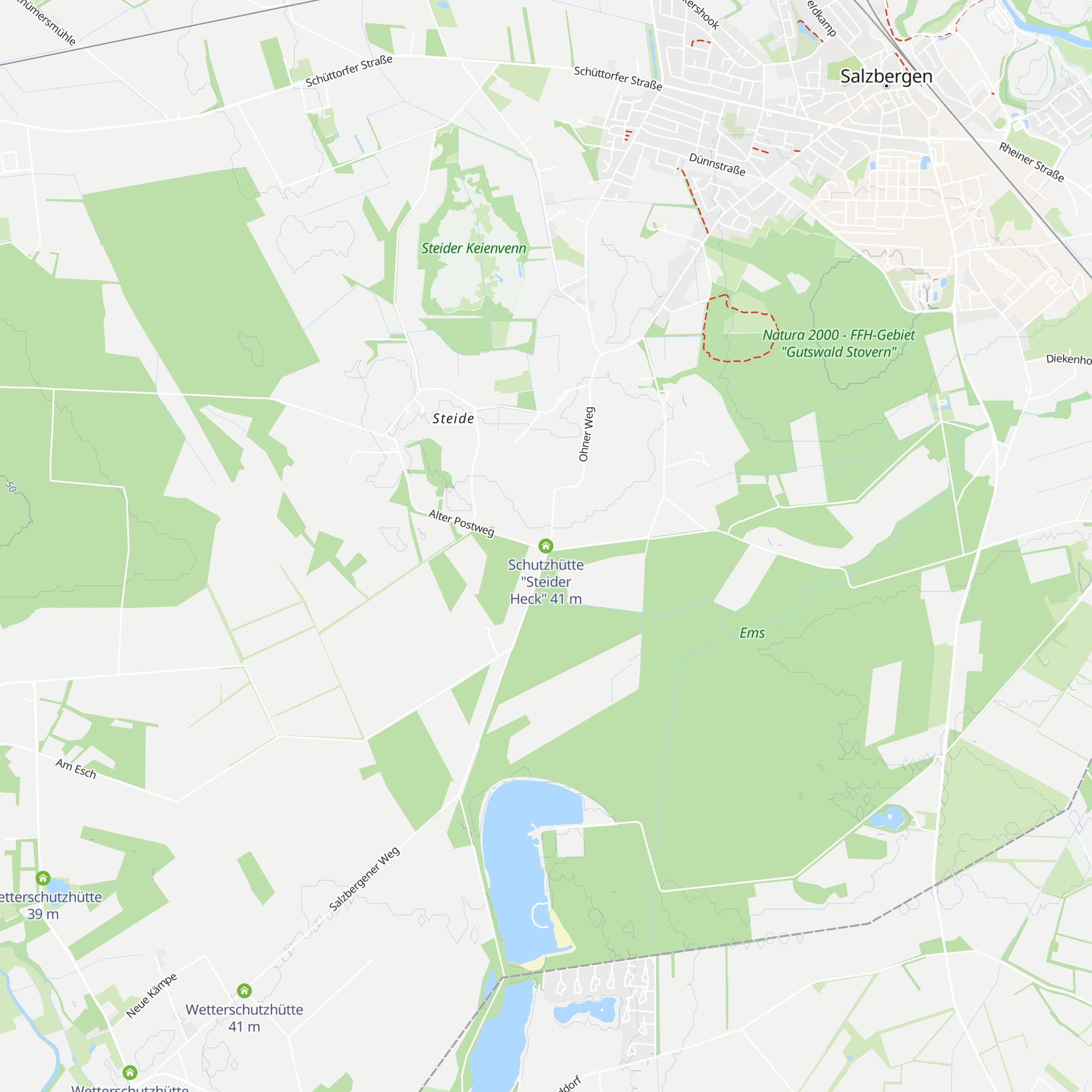 Schutzhütte "Steider Heck" map