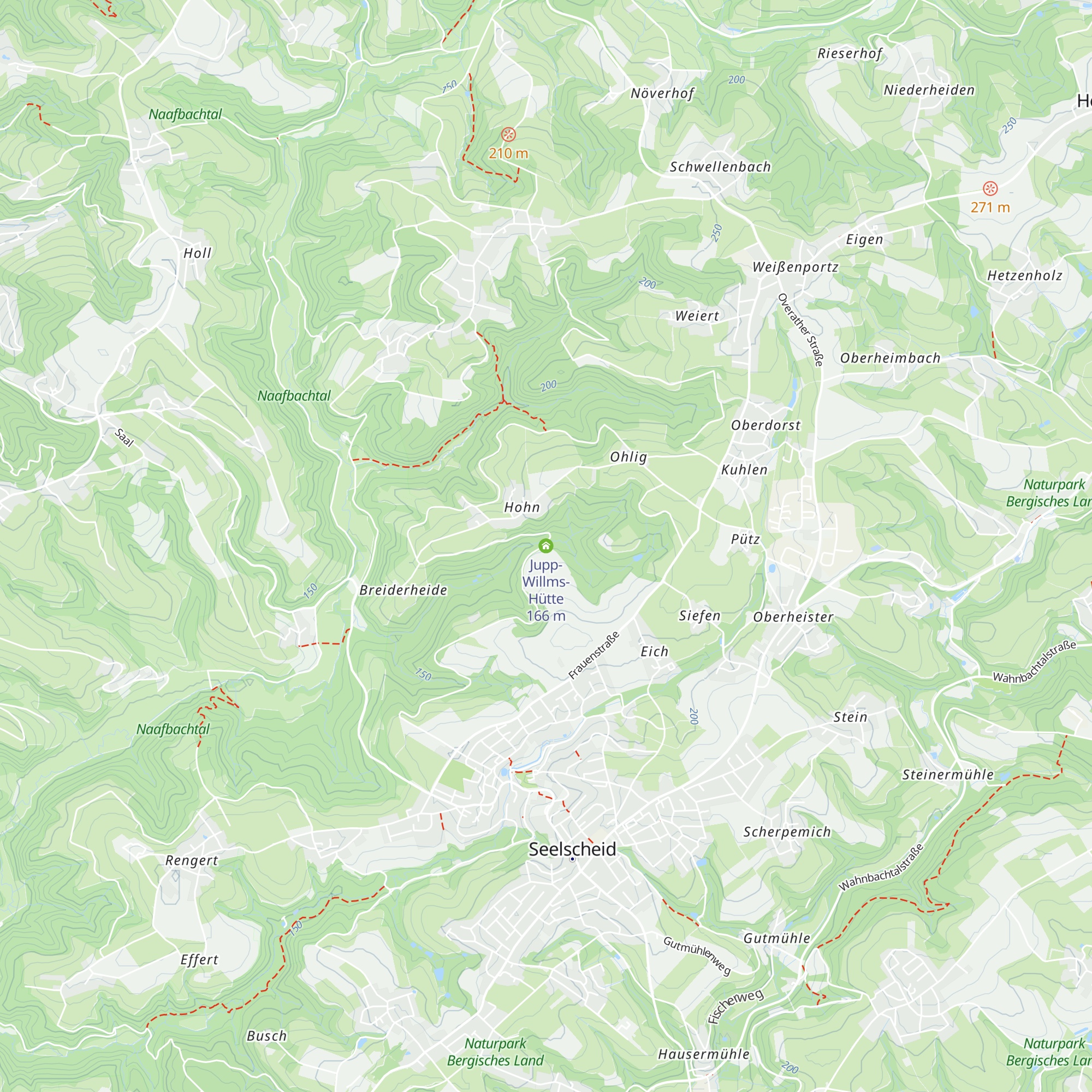 Jupp-Willms-Hütte map