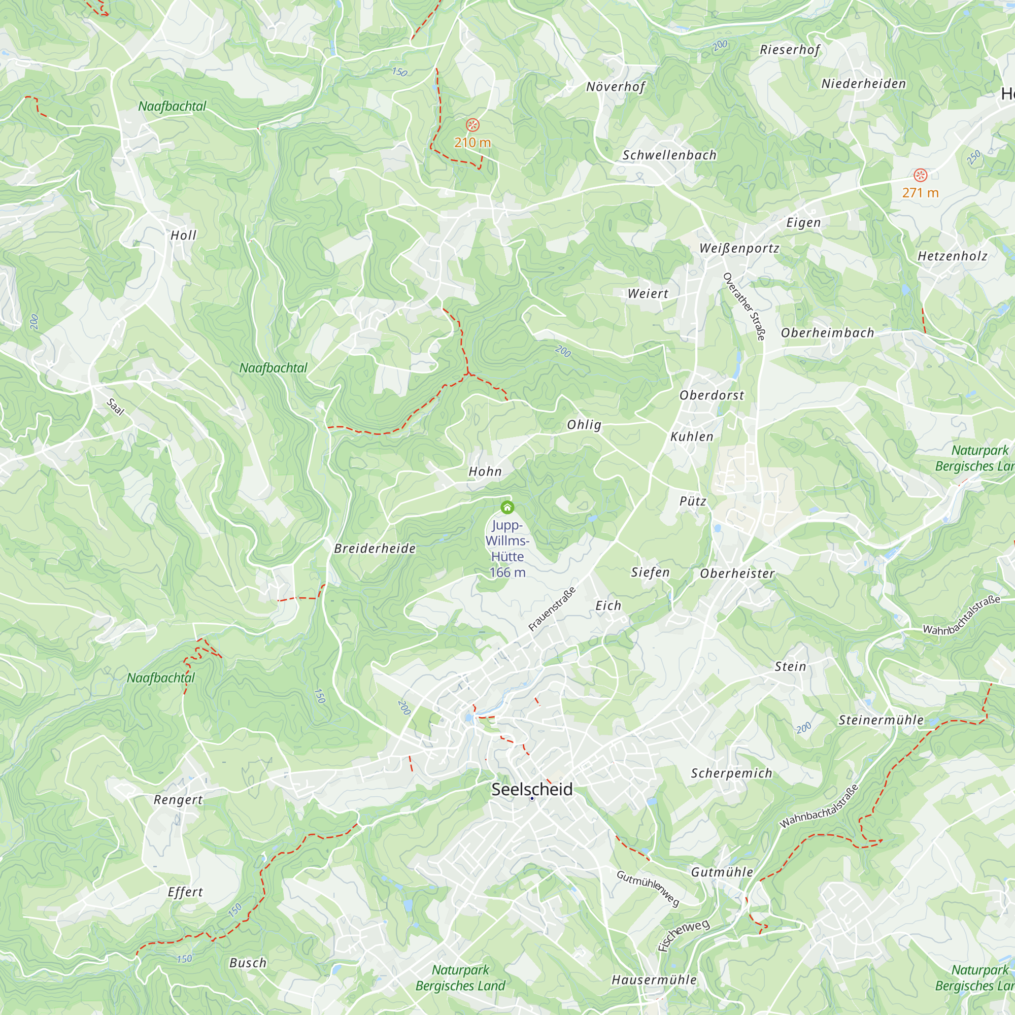 Jupp-Willms-Hütte map