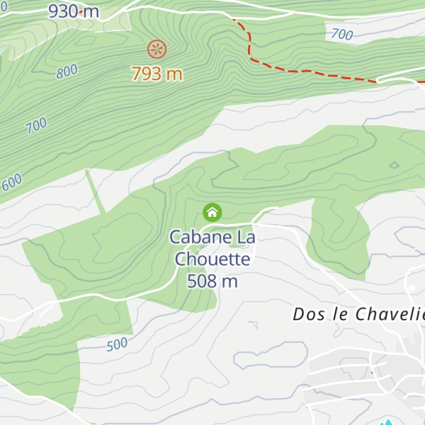 Map of Cabane La Chouette
