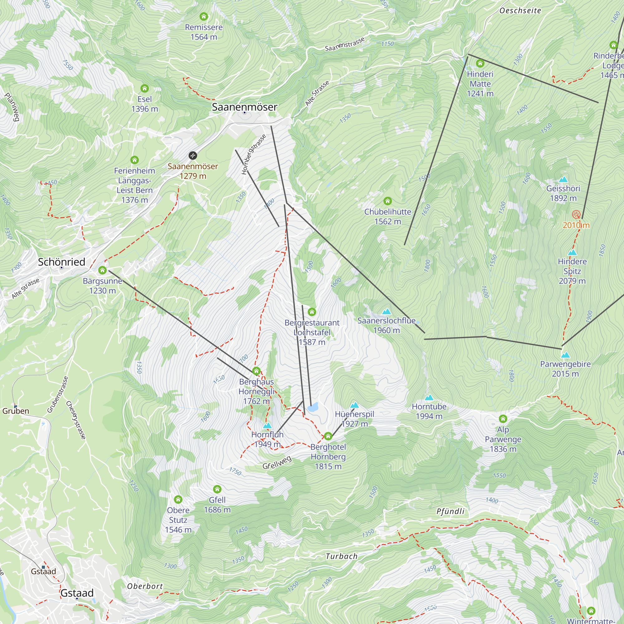 Bergrestaurant Lochstafel map