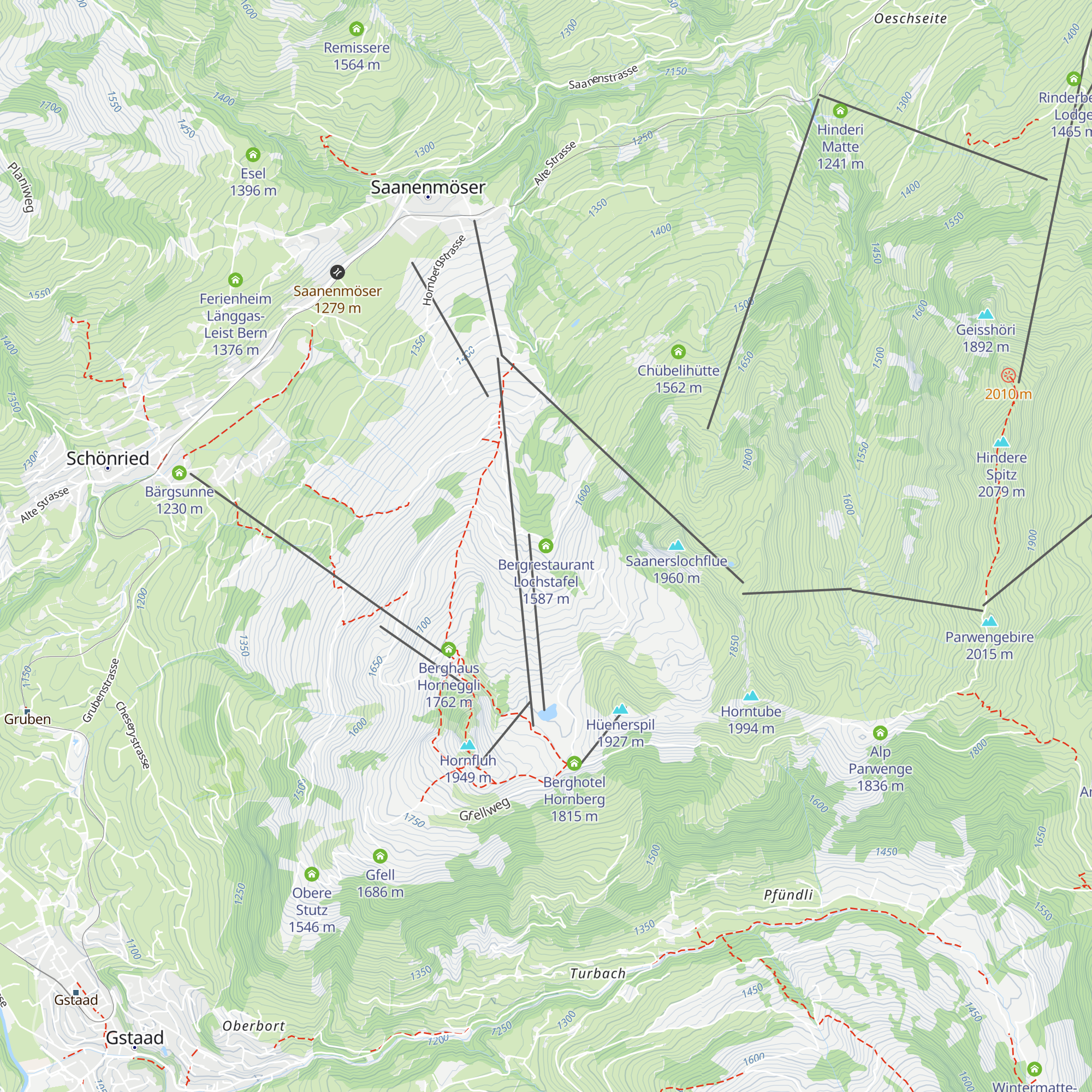 Bergrestaurant Lochstafel map