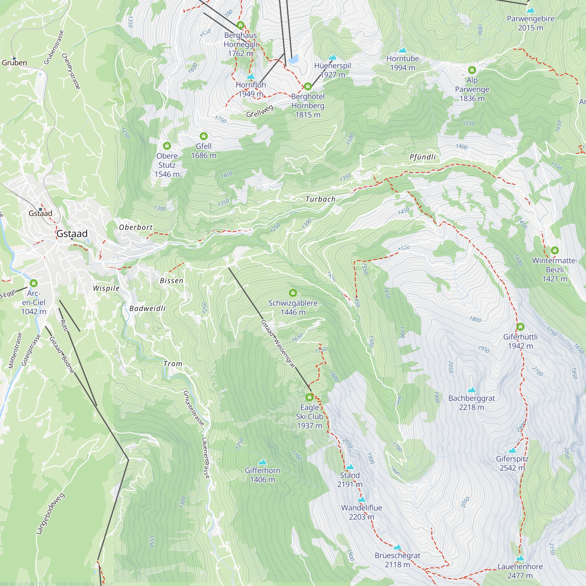 Schwizgäblere map
