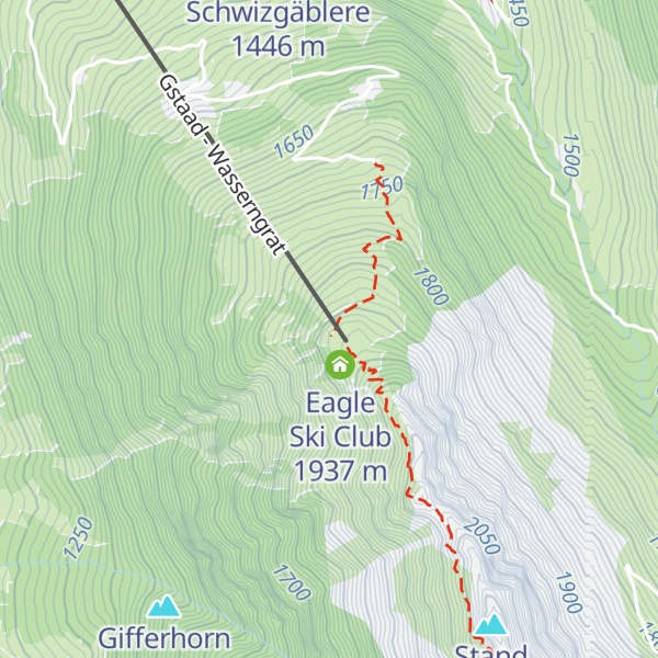 Map of Restaurant Wasserngrat