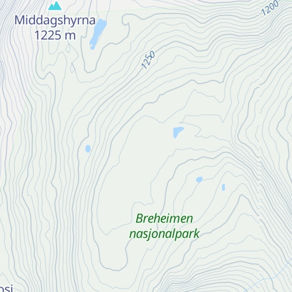 Map of Geisdalshalsane