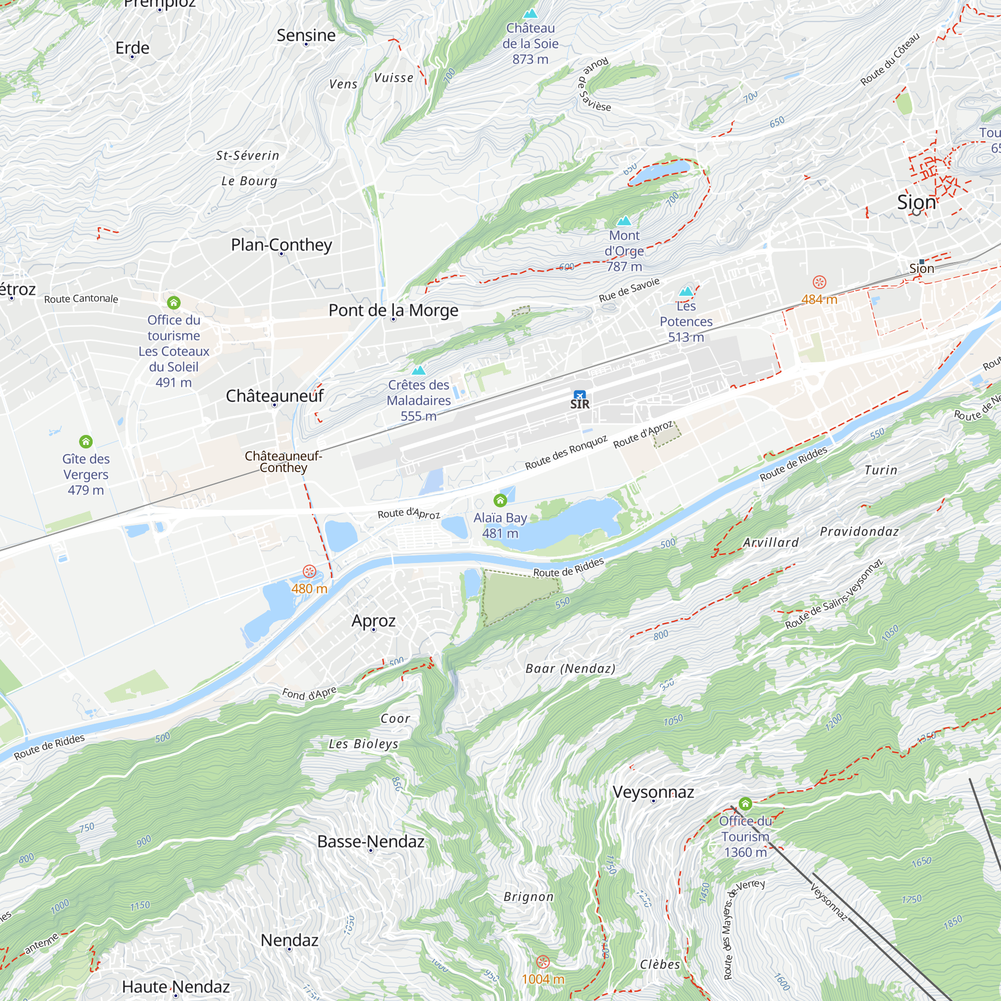Alaïa Bay map