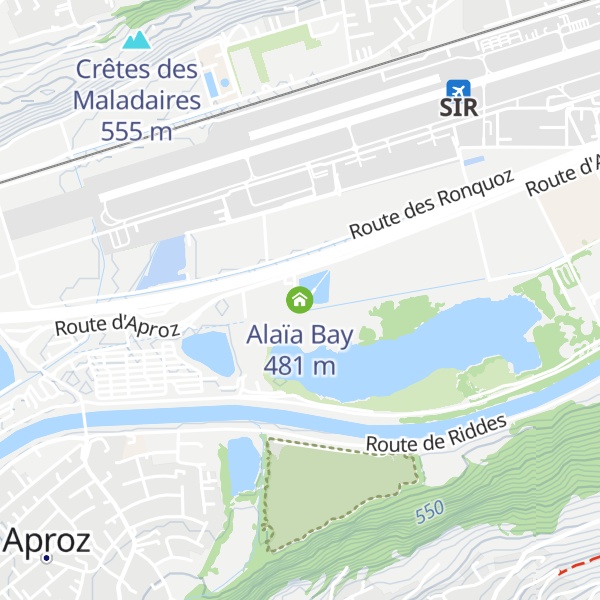 Map of Alaïa Bay