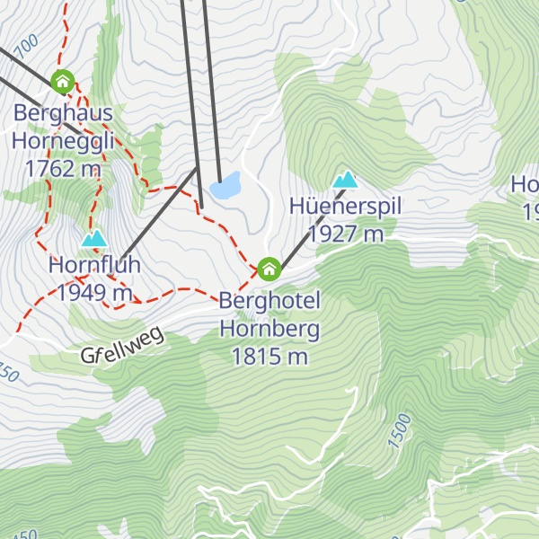 Map of Berghotel Hornberg