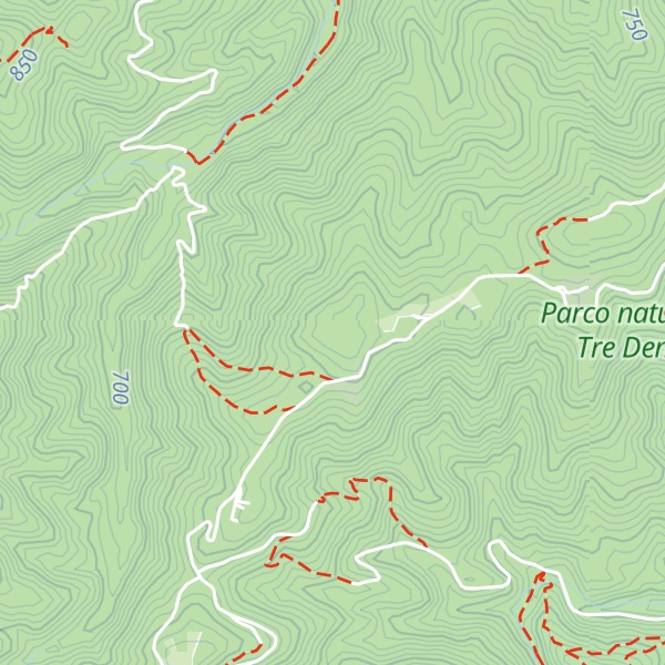 Map of Monte La Taudia