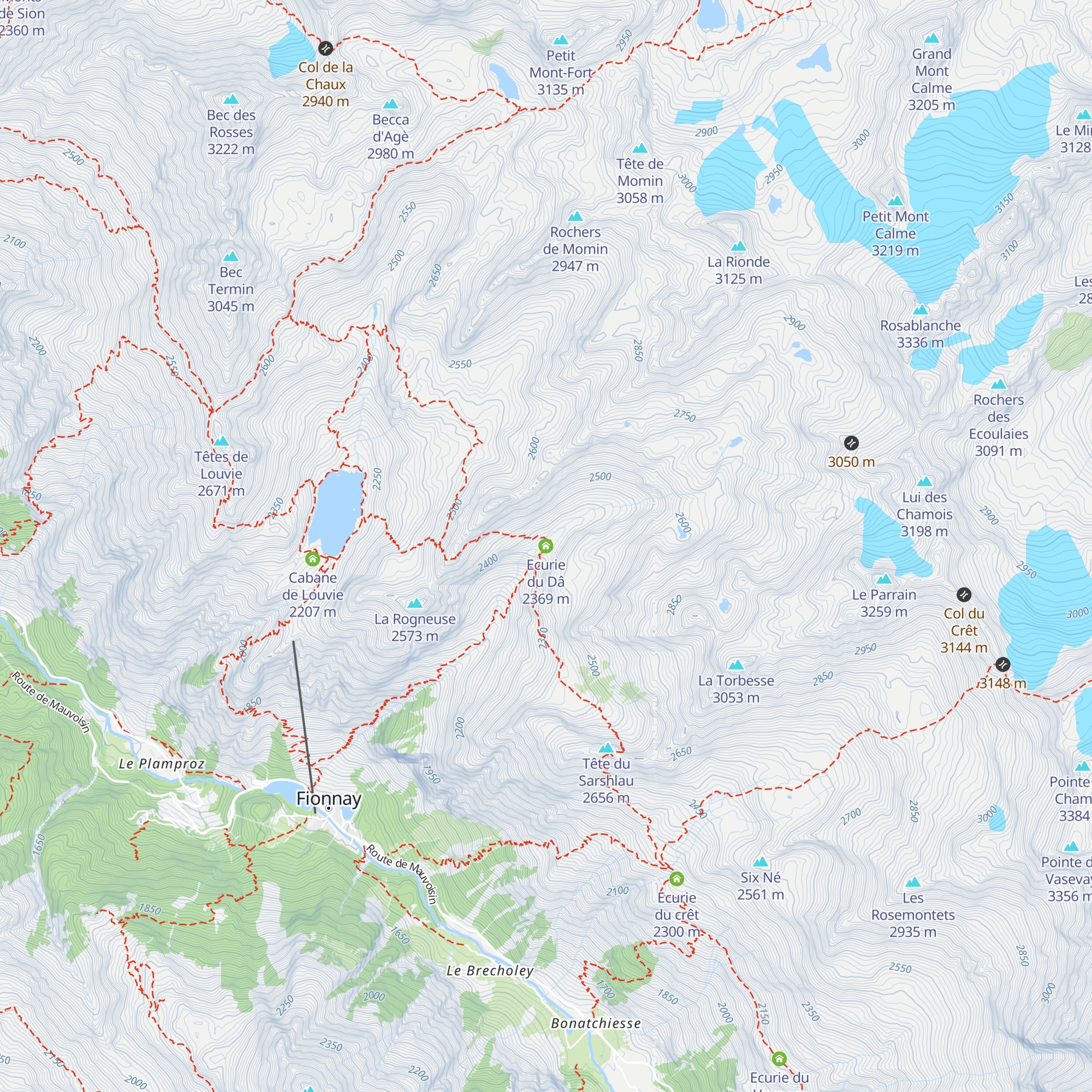 Ecurie du Dâ map
