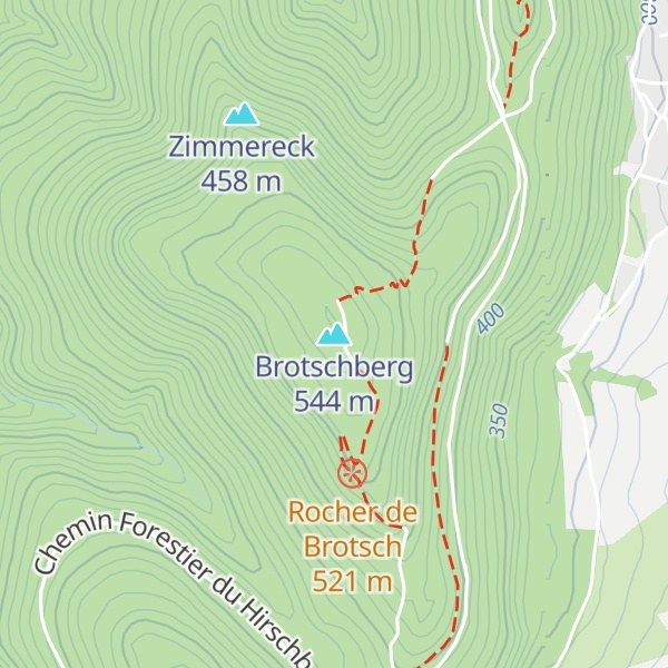 Map of Brotschberg