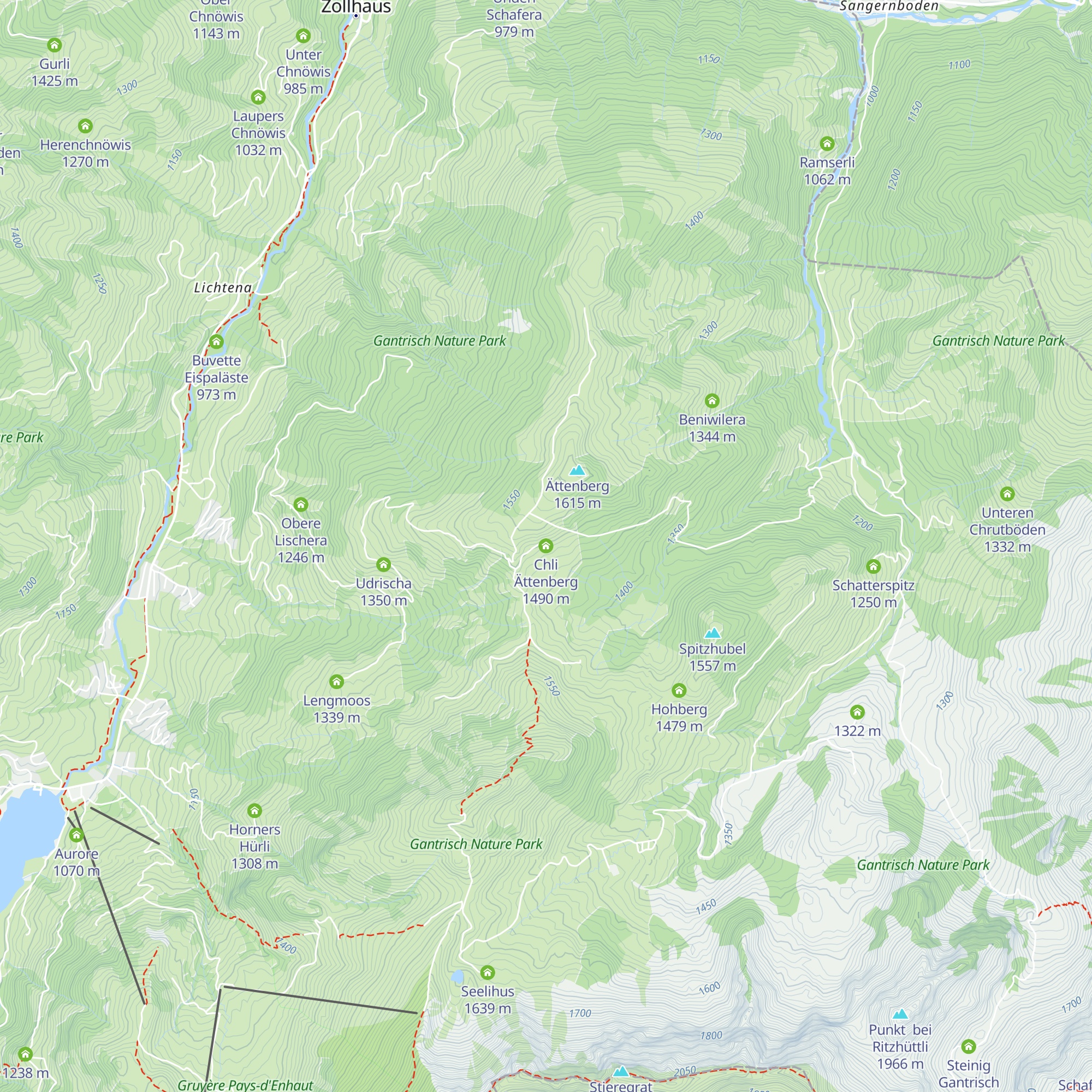 Chli Ättenberg map