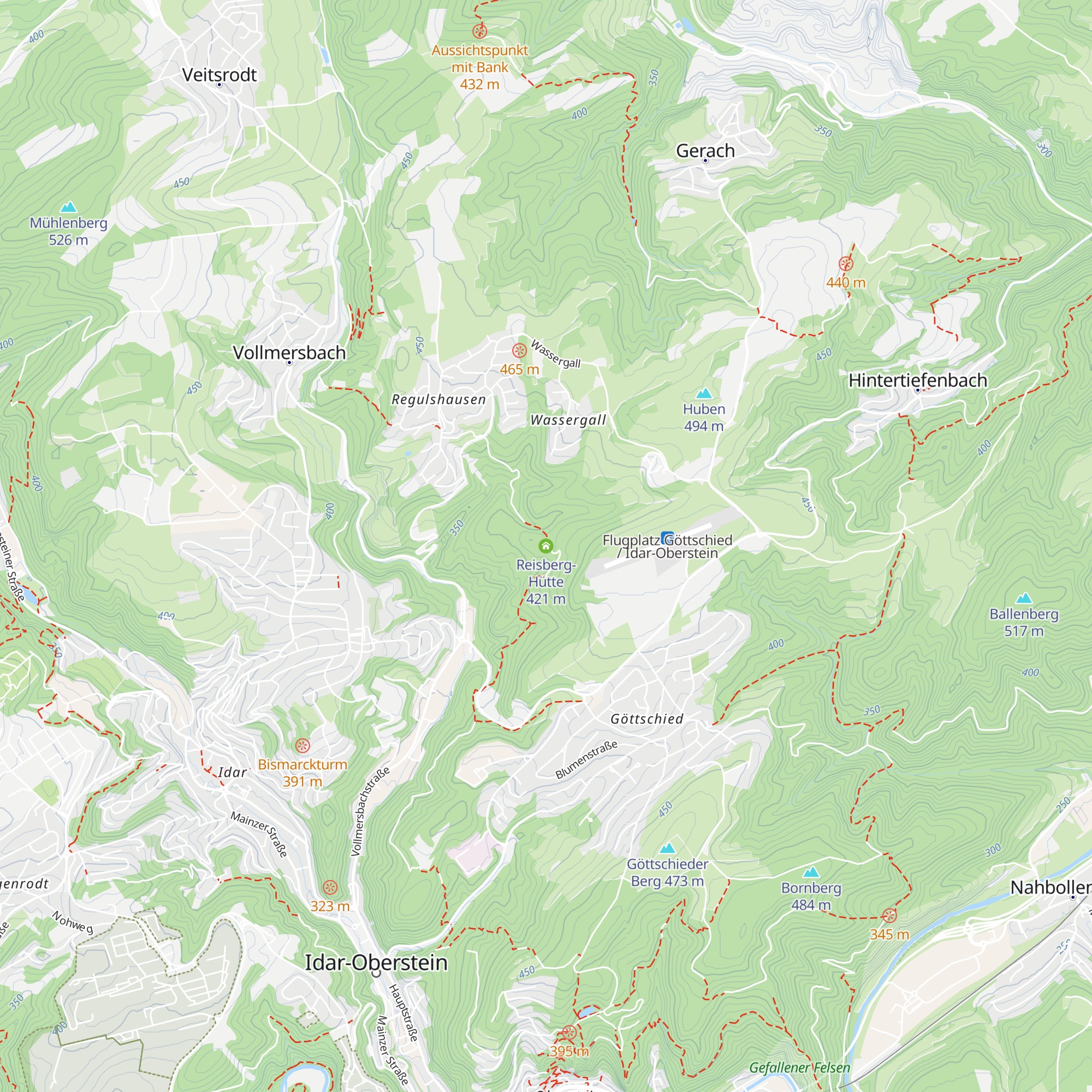 Reisberg-Hütte map