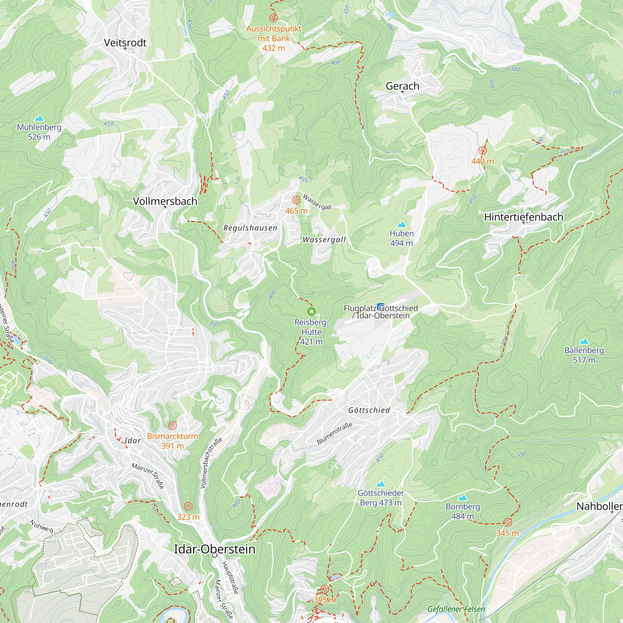 Reisberg-Hütte map