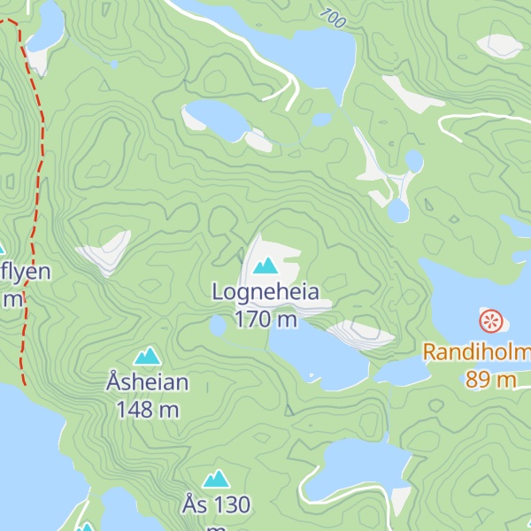 Map of Logneheia