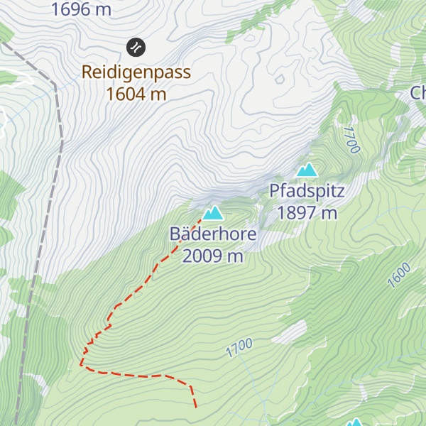 Map of Bäderhore