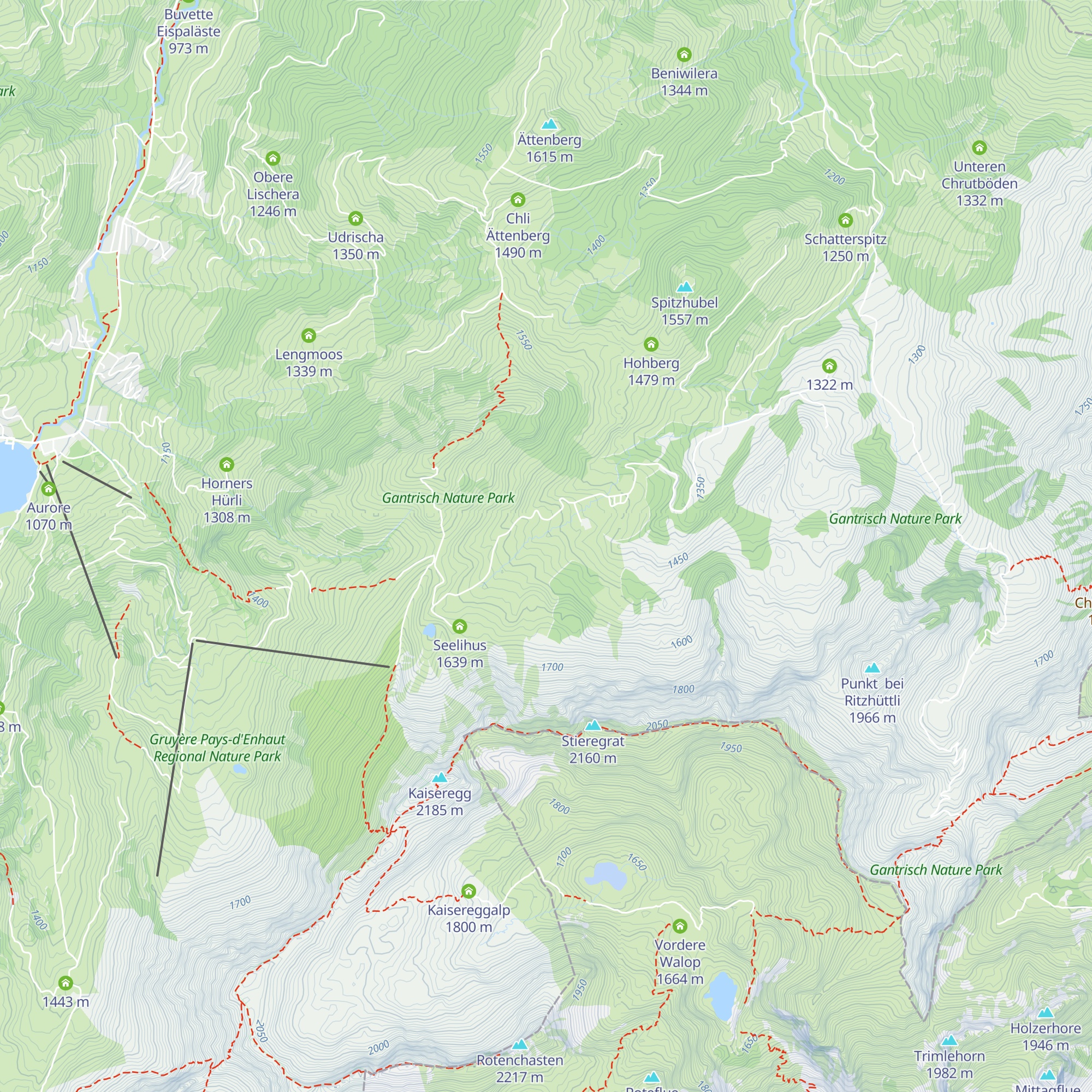 Grubenhaus map