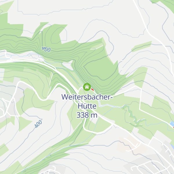 Map of Weitersbacher-Hütte