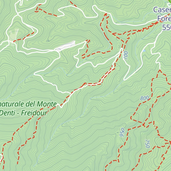 Map of Rifugio Alpe del Capitano