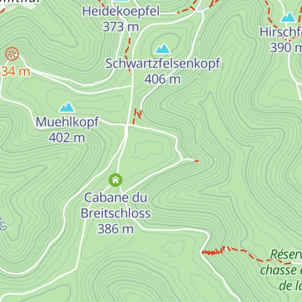 Map of Hundsprung