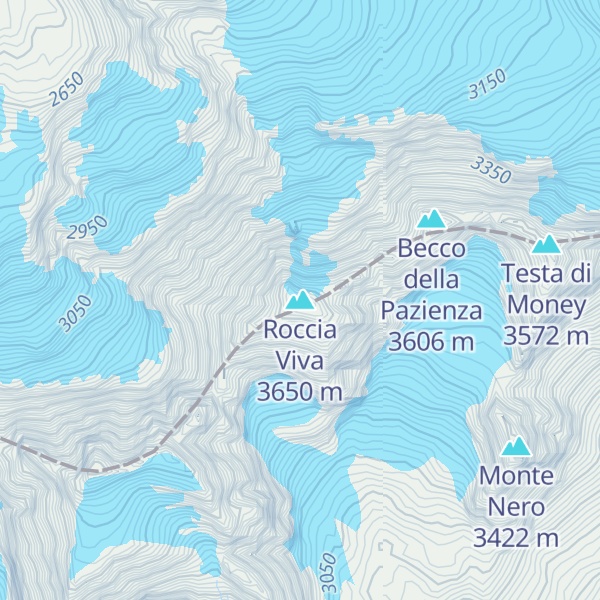 Map of Roccia Viva