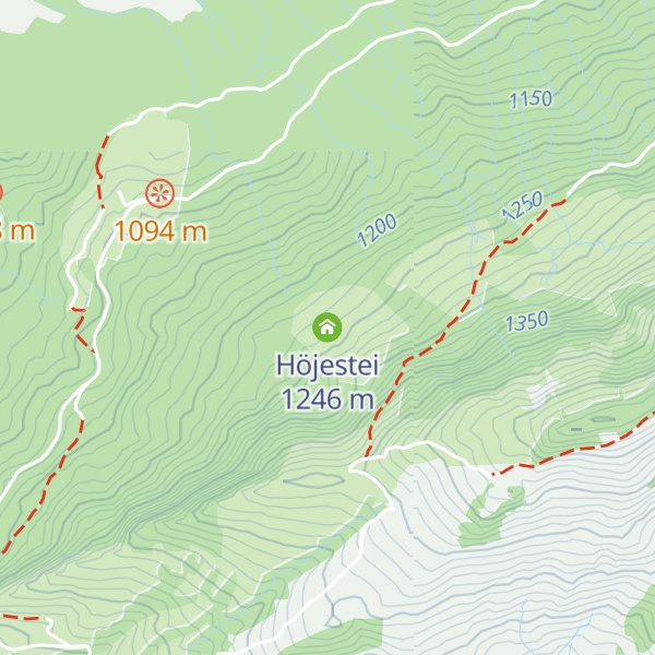 Map of Höjestei