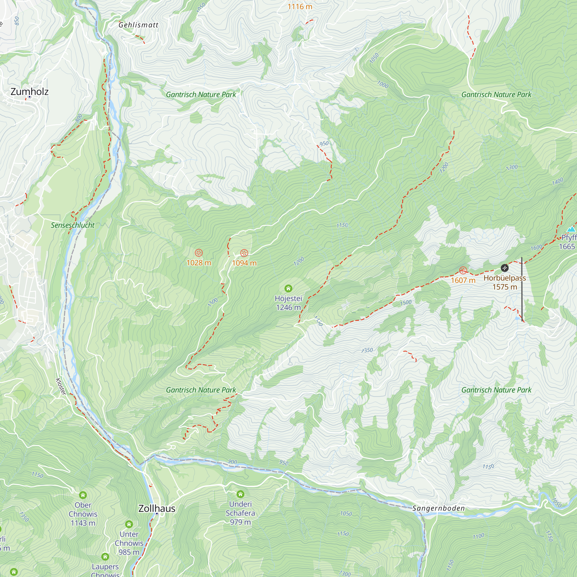 Höjestei map