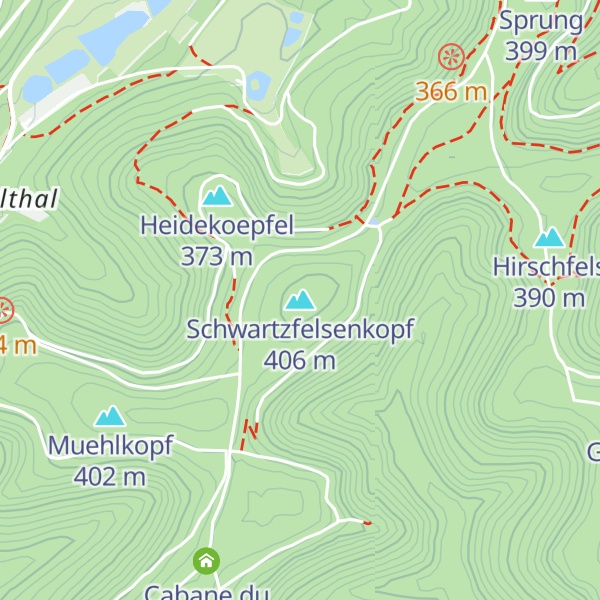 Map of Schwartzfelsenkopf