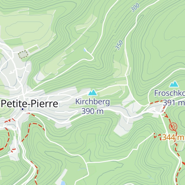 Map of Kirchberg