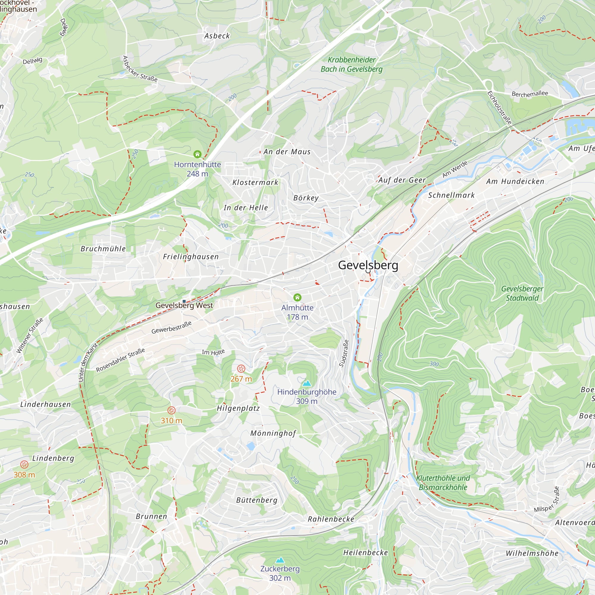 Almhütte map