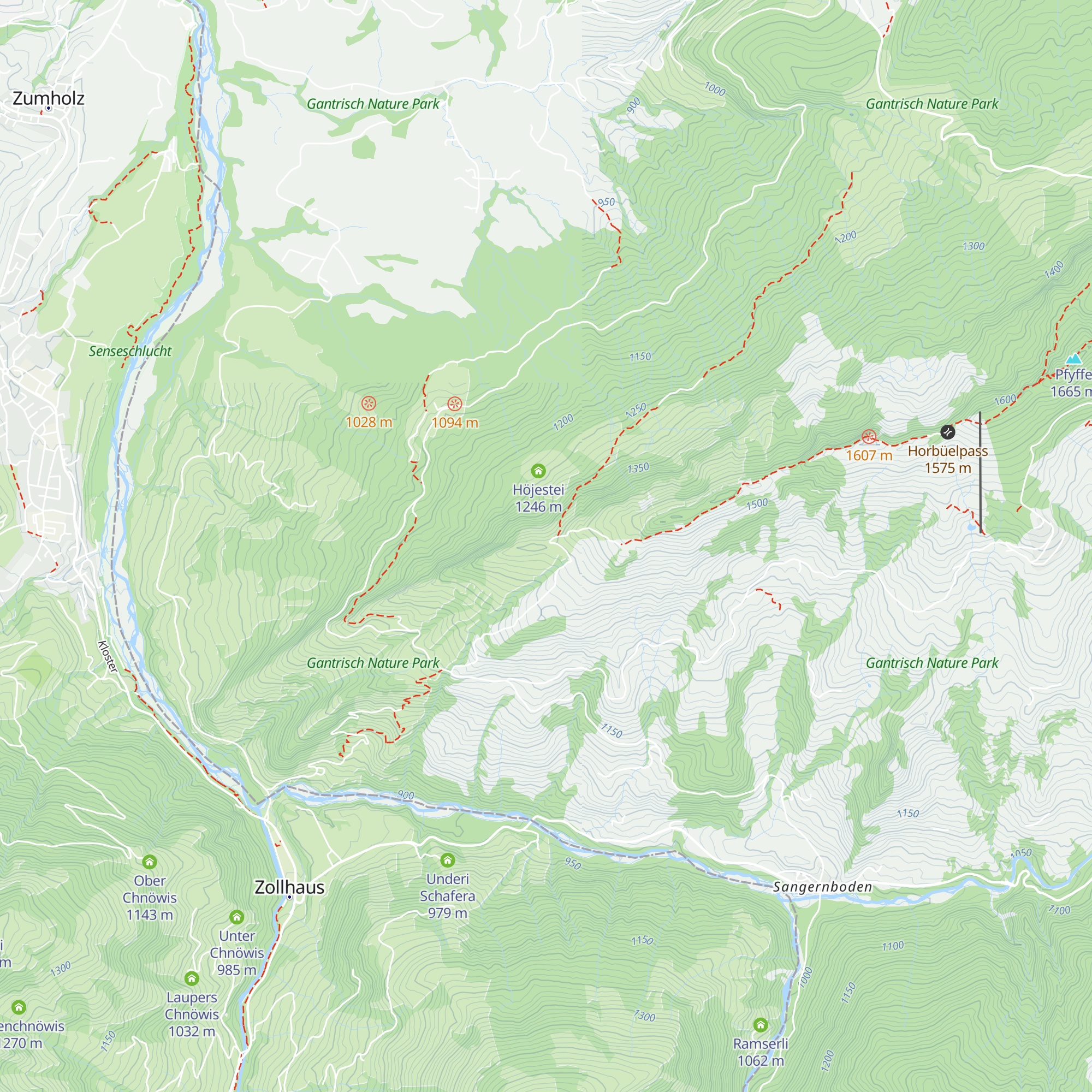 Underi Hällstett map