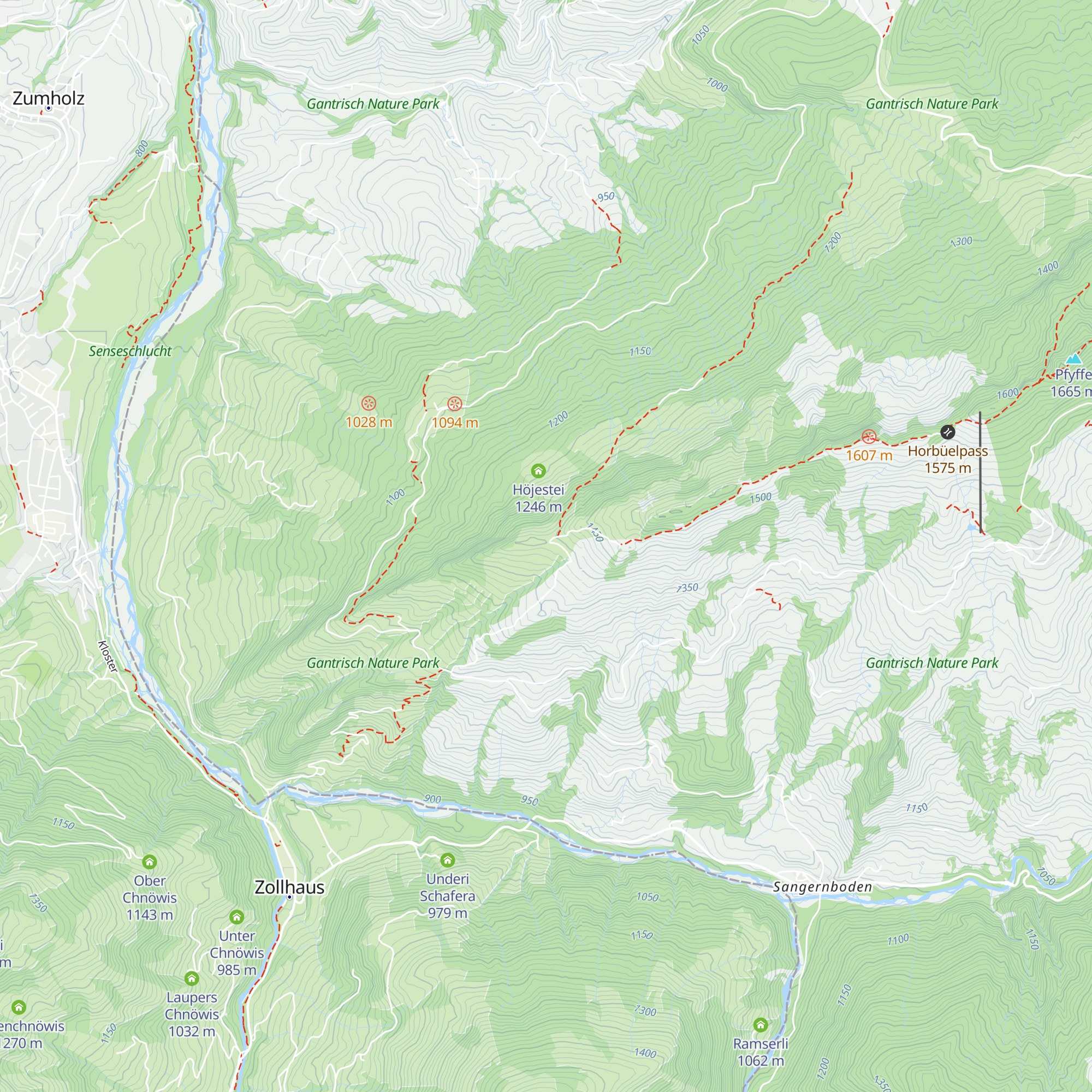 Underi Hällstett map