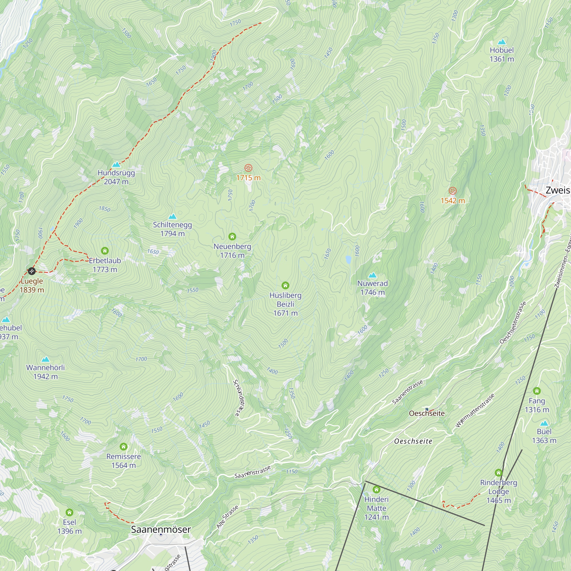 Hüsliberg Beizli map