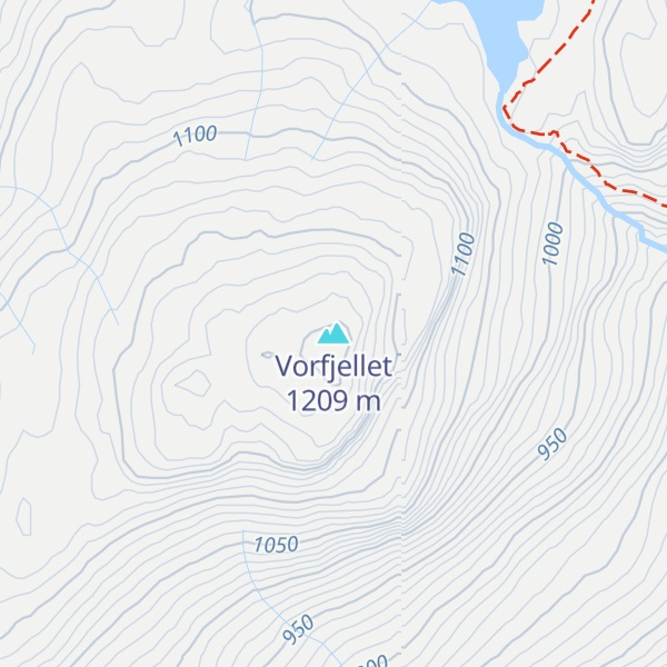 Map of Vorfjellet