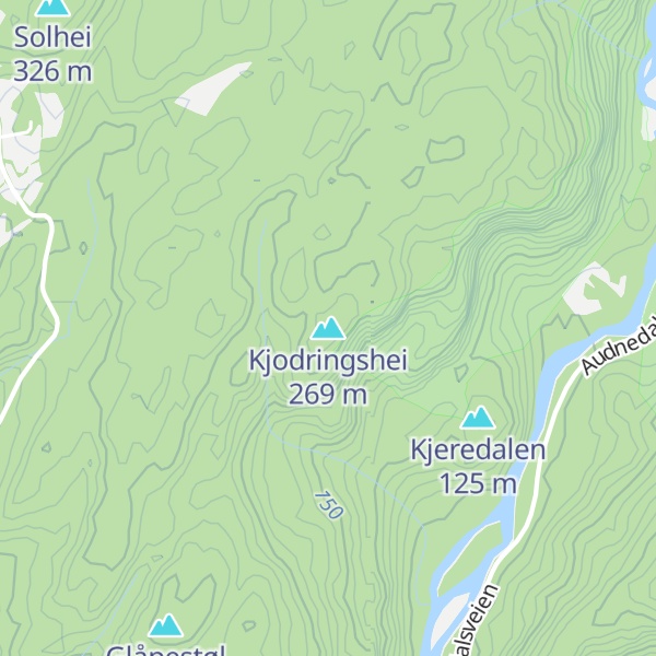 Map of Kjodringshei