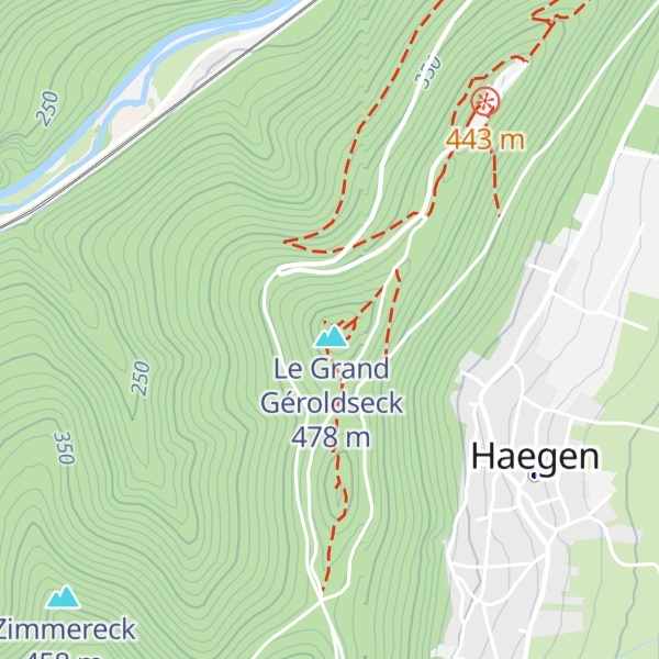 Map of Cabane du Grand Géroldseck
