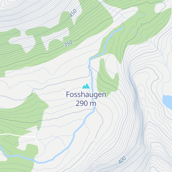 Map of Fosshaugen