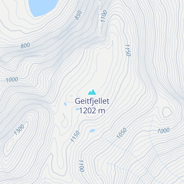 Map of Geitfjellet
