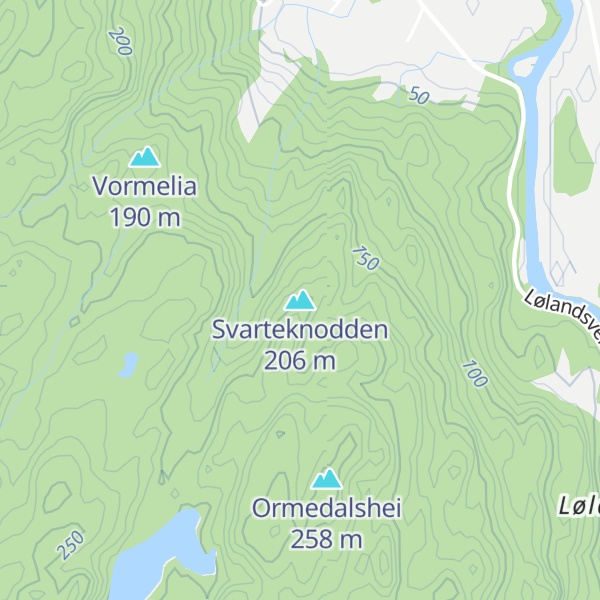 Map of Svarteknodden