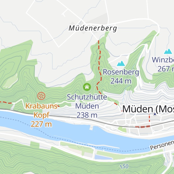 Map of Schutzhütte Müden