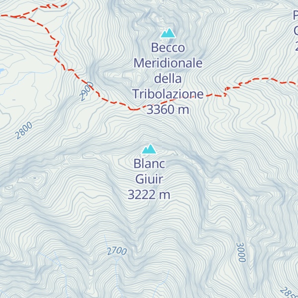 Map of Blanc Giuir