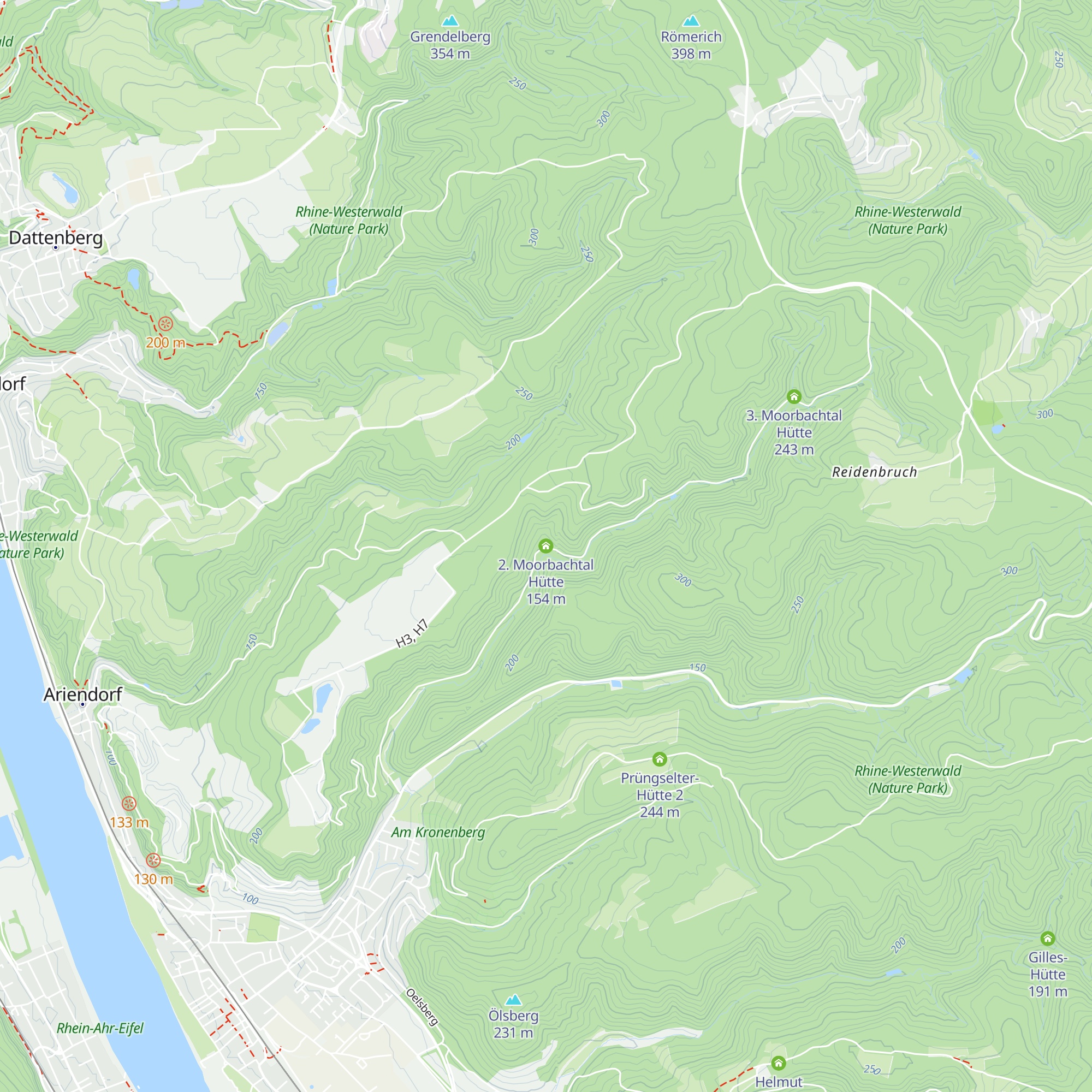 2. Moorbachtal Hütte map