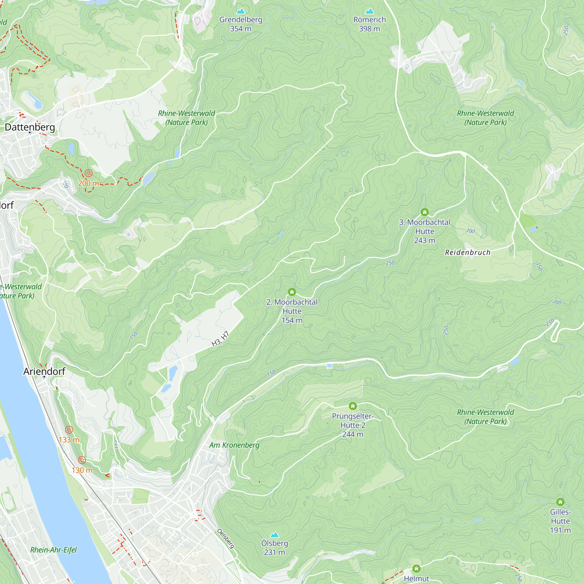2. Moorbachtal Hütte map