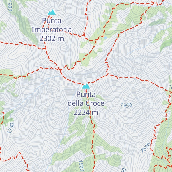 Map of Punta della Croce