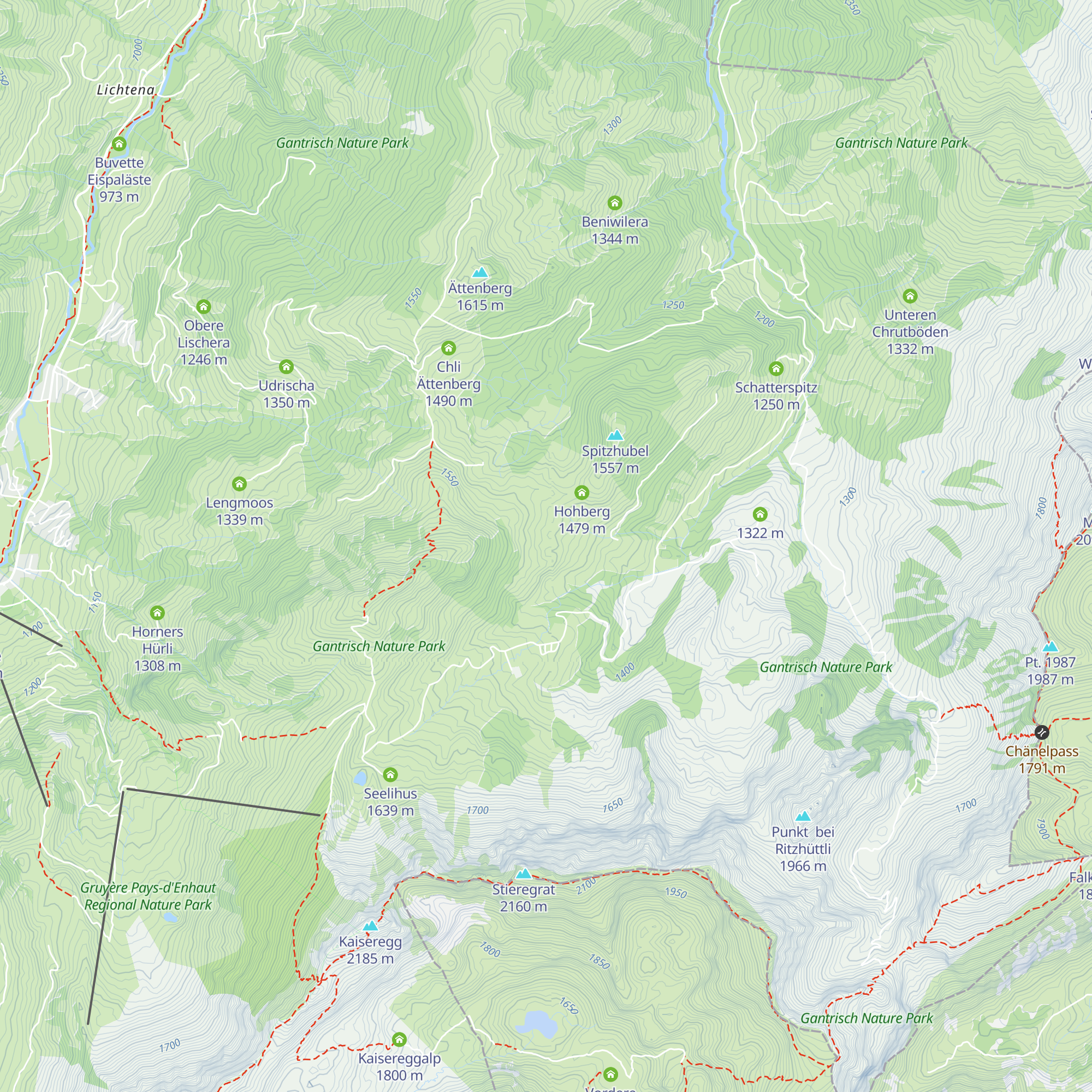 Steiners Hohberg map