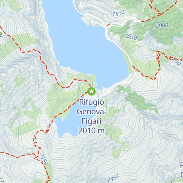 Map of Rifugio Genova-Figari
